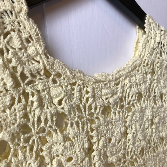 Vintage 1970’s Handmade crochet flower dress EUC - Picture 4 of 9